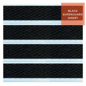 Image of the black superguard insert with aluminium treads