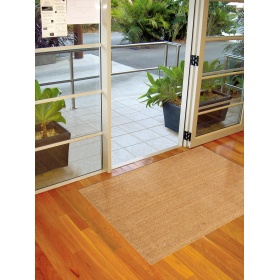 Insitu image of a coir mat as an entrance mat.